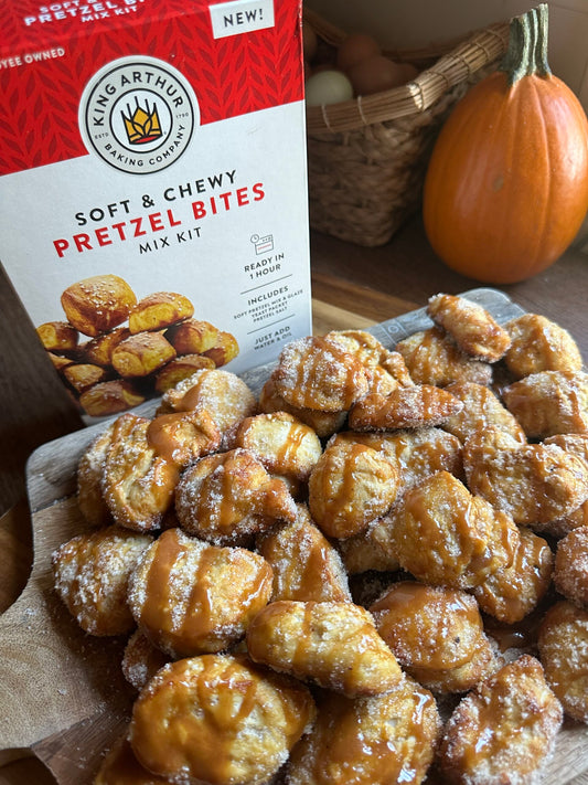 Caramel Sugar Pretzel Bites